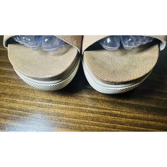 EILEEN FISHER Spree Sport Sandal Tan Platform Adjustable Ankle Strap Women's 8 - Picture 8 of 14